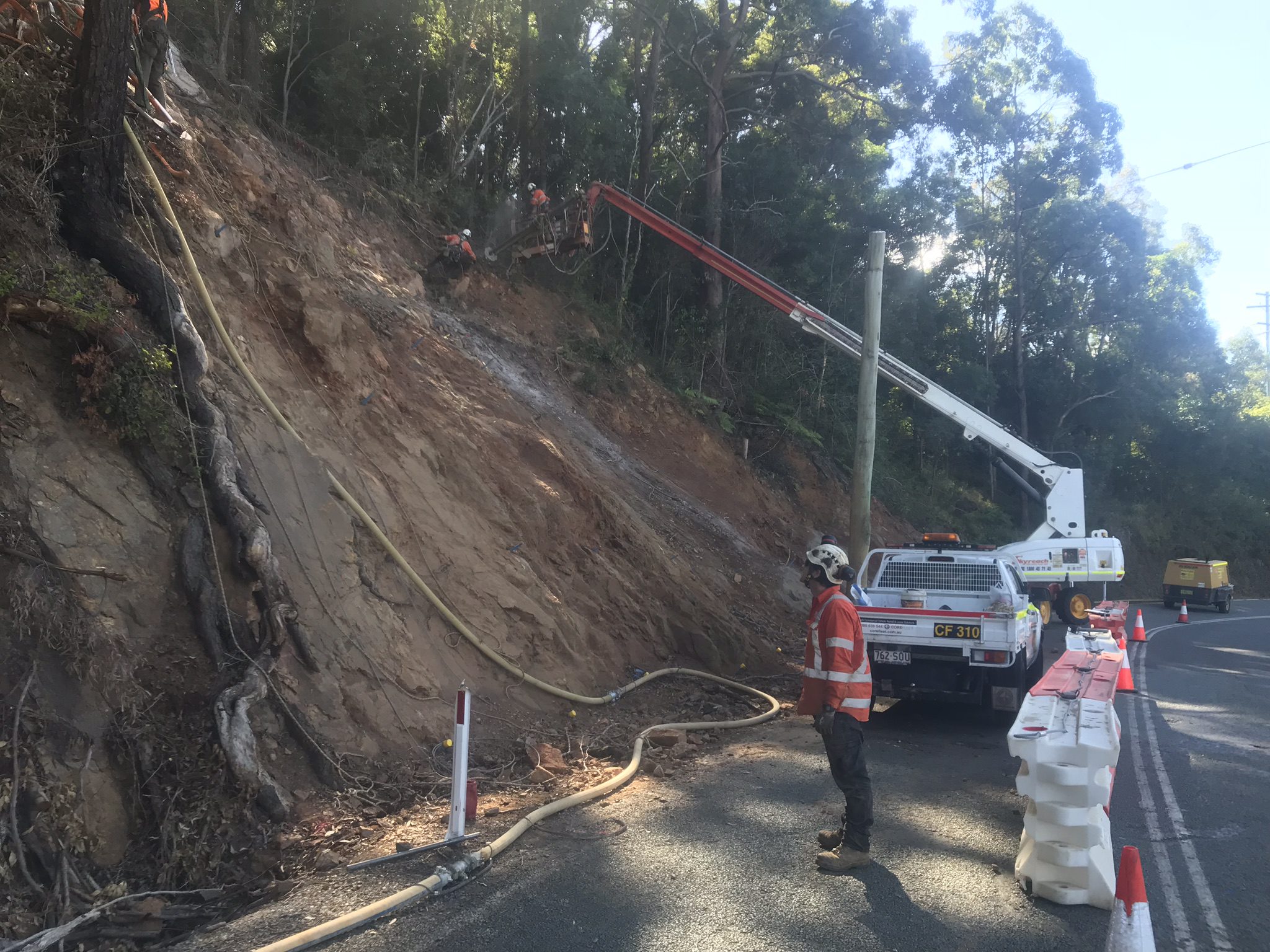 TMR South Coast Region, Beechmont Road Cyclone Repairs