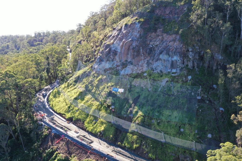 Rockfall Barriers, Tambourine, QLD