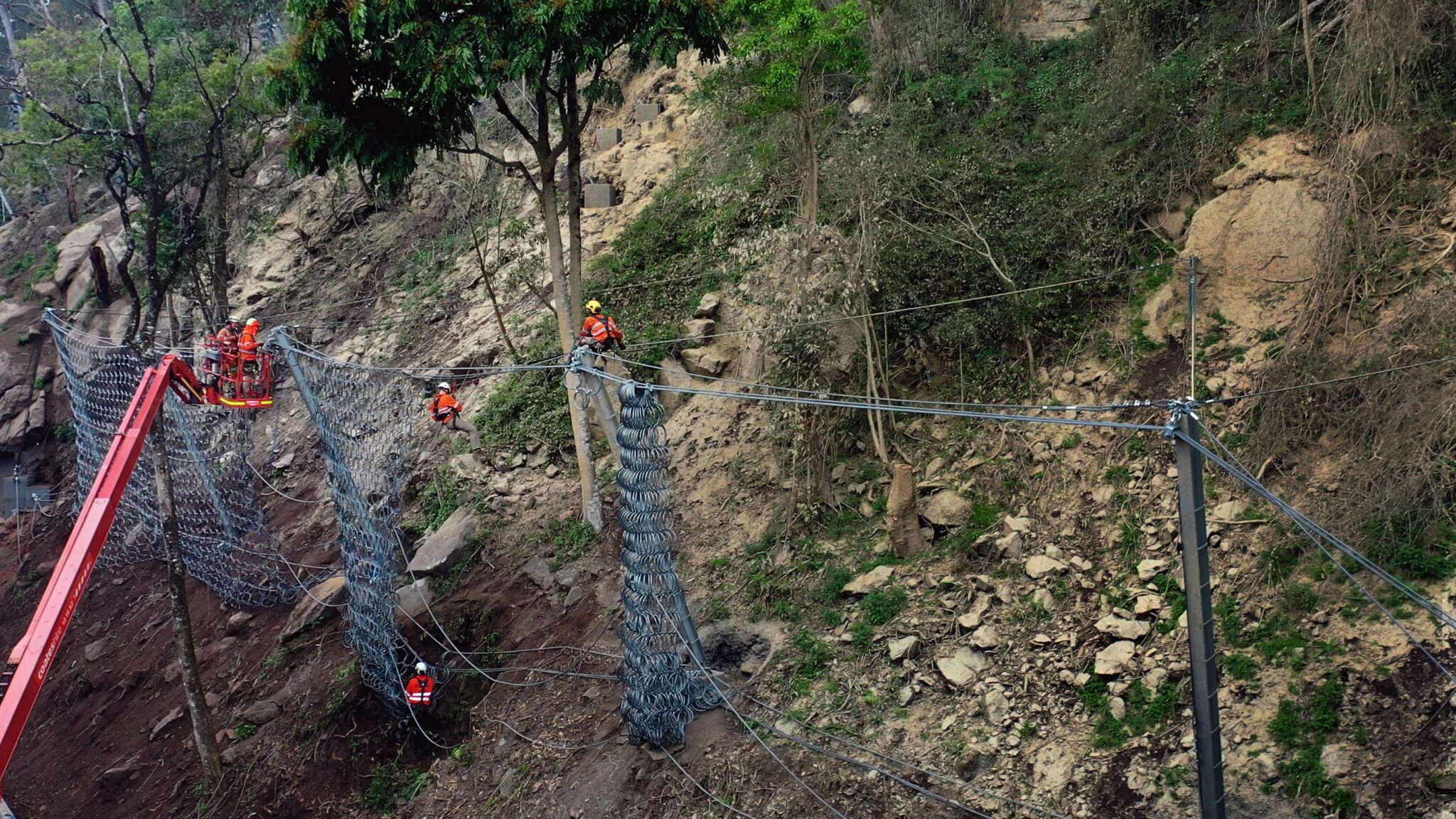 Rockfall Barriers Binna Burra, QLD