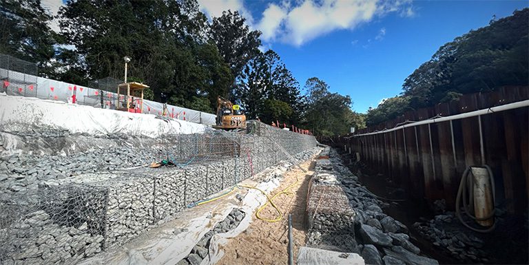 Currumbin Creek Rd, Gabion Baskets, QLD