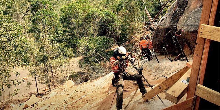 Buttress Stabilisation, Mount Spec Road, QLD