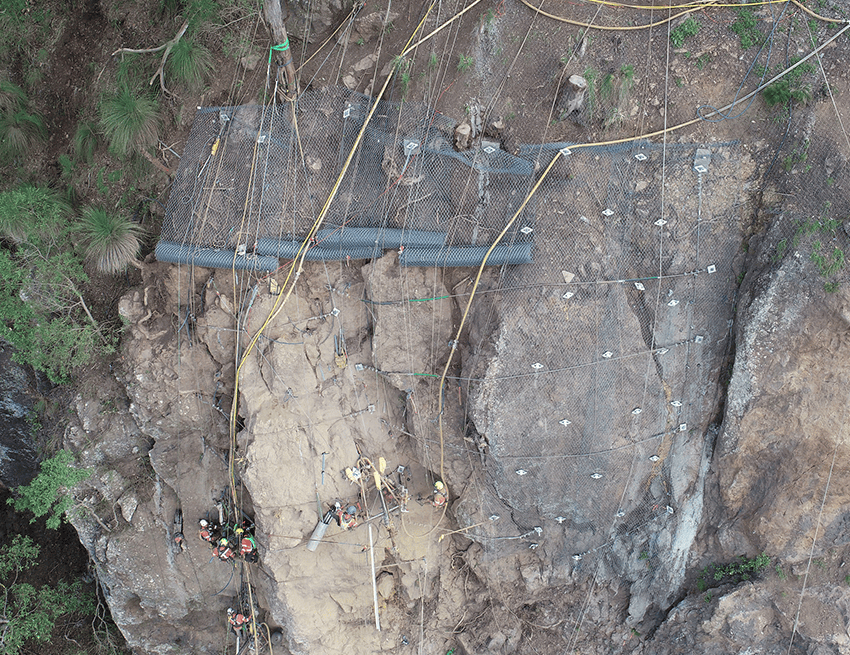 Rockfall Mesh Drapes